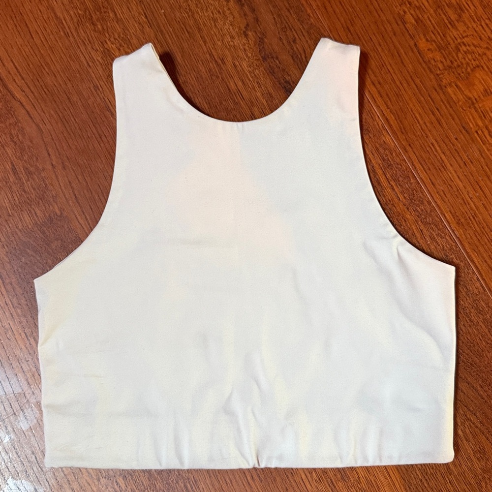 Girlfriend Collective Off-White sports bra